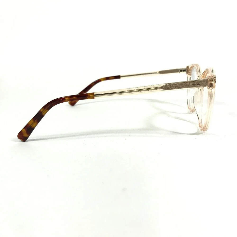 Public Eyeworks Eyeglasses Frames AYLA C3 Pink Clear Round Full Rim 49-19-140